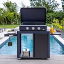 Chariot ACHILLE Bleu Navy avec Porte 