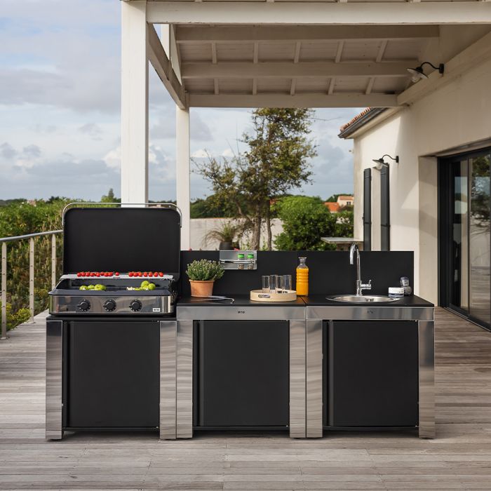 Cuisine CLASSIC - 3 Modules Inox 