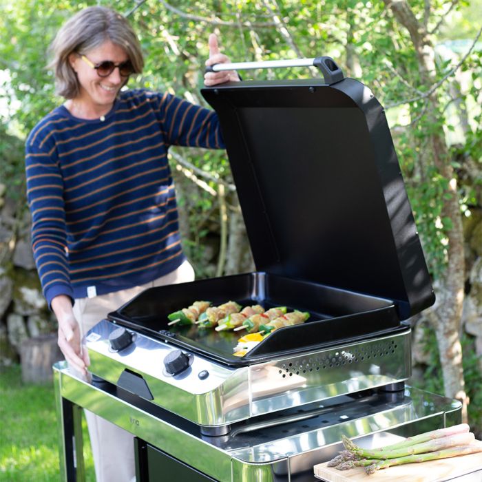 FUSION 60 Plancha Gaz Inox 