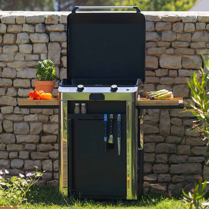 Combo FUSION 60 Plancha Gaz sur Chariot 