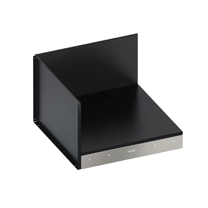 plateau d'angle noir et inox 1.webp