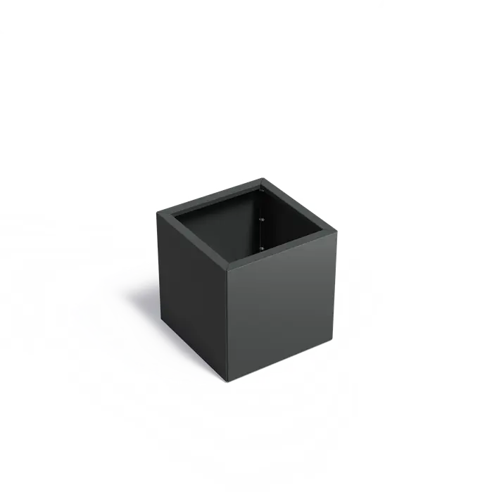 [CAWC8] Jardinière carrée en acier enduit 60 x 60 x 60 cm
