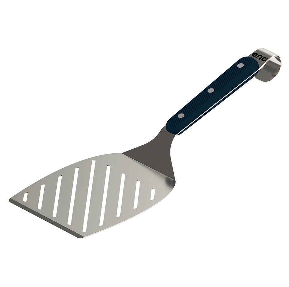 [SPA12058] Spatule Ajourée Coudée en Inox 