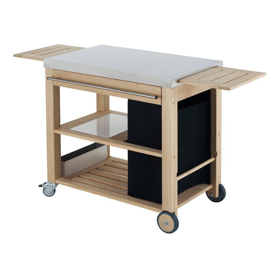 MOBILOT Chariot Bois et Inox 