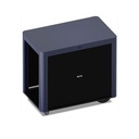 Chariot ACHILLE 92 cm bleu navy avec rideau 