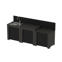 Cuisine CLASSIC - 3 modules gris cargo 