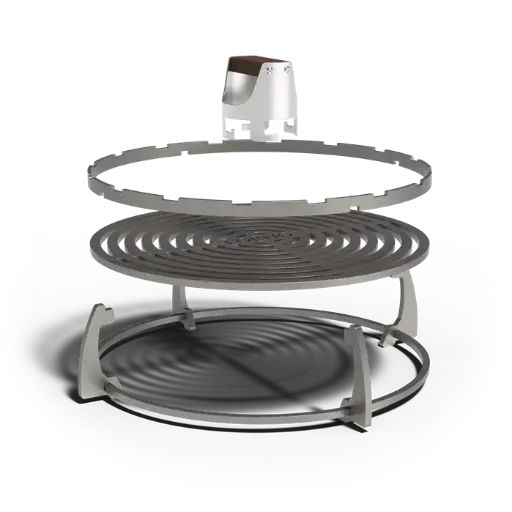 Grill Set Seare 581 x 581 x 143 mm 