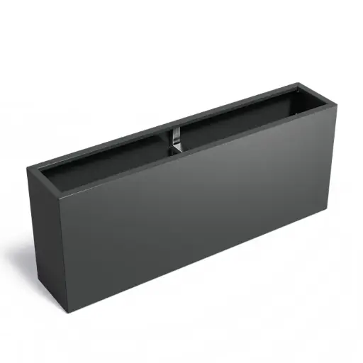 [CAWC24] Jardinière rectangulaire en acier enduit 200 x 40 x 80 cm